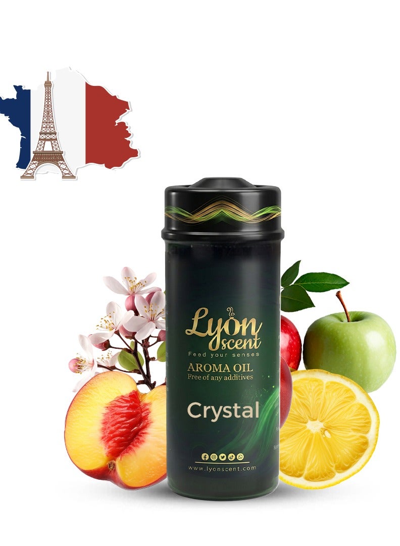 Lyon Scent Aroma Oil, Perfume Oil, Diffuser Aroma, Fragrance Oil, Air Freshener Oil refill, Essential Fragrance Oil (CRYSTAL) - Image 1